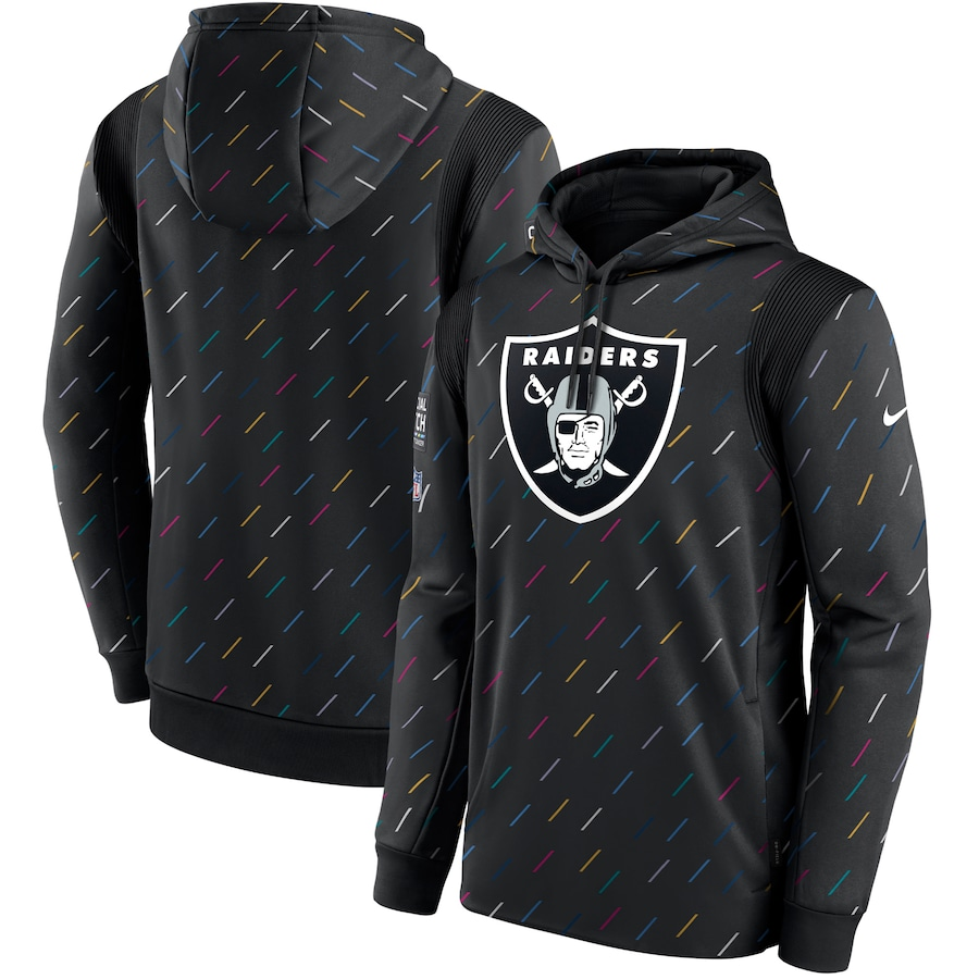 Women NFL Oakland Raiders 2025 Nike black hoodie